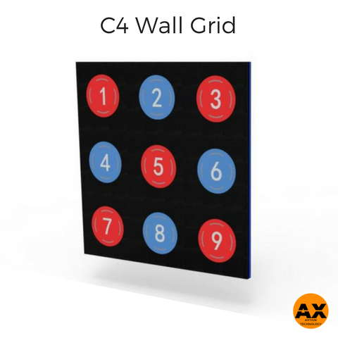C4 Fitness Tile - Wall Grid
