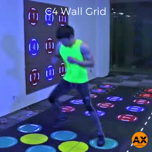 C4 Interactive Fitness Tile Wall