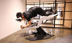 Icaros is a Superman-style workout which combines exercise with VR gaming.