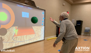 MultiBall Interactive Wall for Seniors & Active Aging