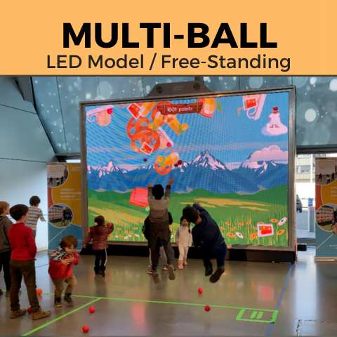 MultiBall LED Interactive Game Wall
