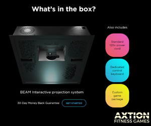 Beam Fitness Projection Game