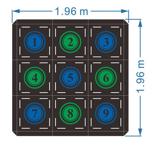 C4 Fitness Tile - Floor Grid