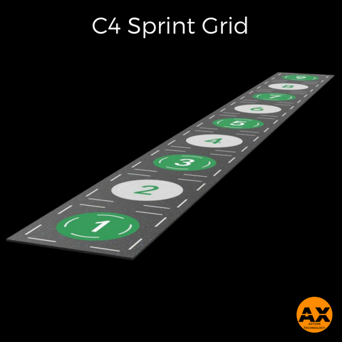 C4 Fitness Tile - Sprint Grid