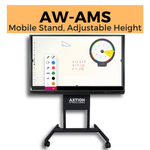 Active Game Wall Adjustable Height Monitor Mobile Stands 